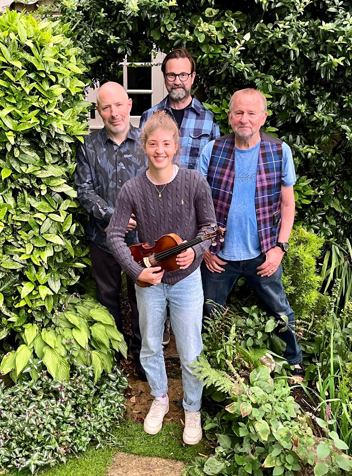 Photo of some of the band